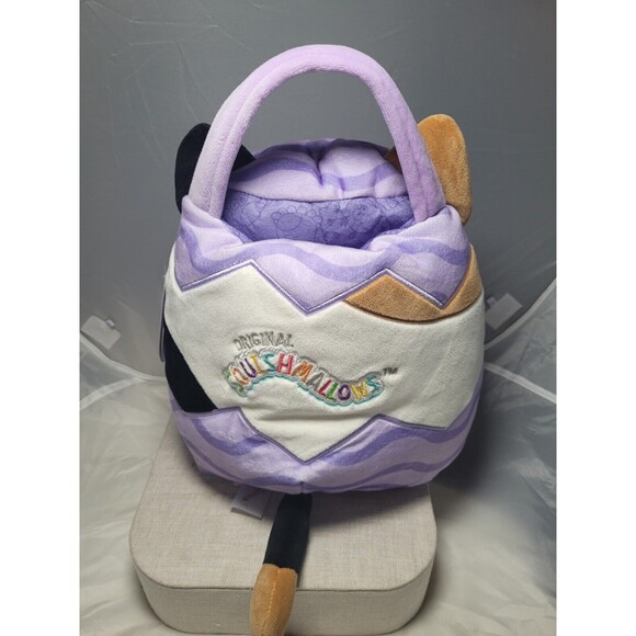 NWT Squishmallows 12” Cam the Cat Easter Basket Pail Plush - Picture 3 of 6